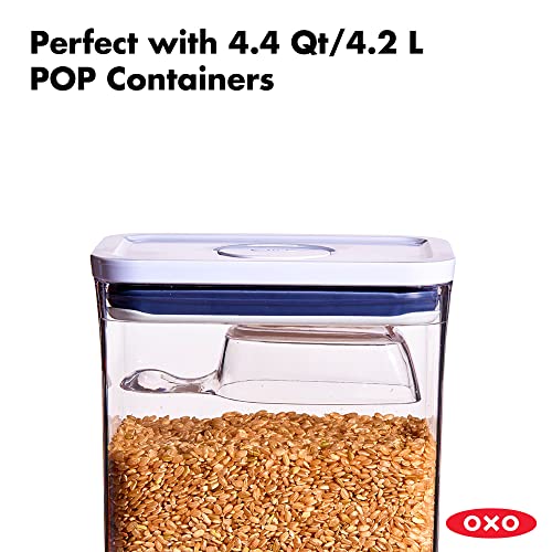 OXO Good Grips POP Container 1/2 Cup Scoop, Clear