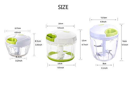 Vinipiak Manual Food Chopper for Vegetable Fruits Nuts Onions Chopper Hand Pull Mincer Blender Mixer Food Processor