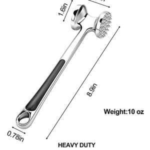 Aliglow Meat Tenderizer Hammer Tool Mallet Pounder for Kitchen Tenderizing Steak Beef Poultry