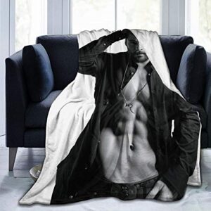 chris hemsworth soft and comfortable wool fleece throw blankets yoga blanket beach blanket suitable for home and tourist camping