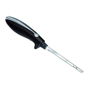 Hamilton Beach Electric Knife for Carving Meats, Poultry, Bread, Crafting Foam and More, Storage Case and Serving Fork Included, Black