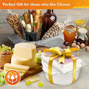 Grand Way Cheese Mold with a Follower and Cheesecloth – Cheese Making Kit – Cheesemaking Supplies – Cheese Set for Press – Reusable Cheesecloth – 100% Cotton Cloth for Straining – Paneer Maker