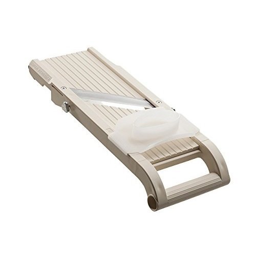 Benriner Super Slicer, with 4 Japanese Stainless Steel Blades, Beige