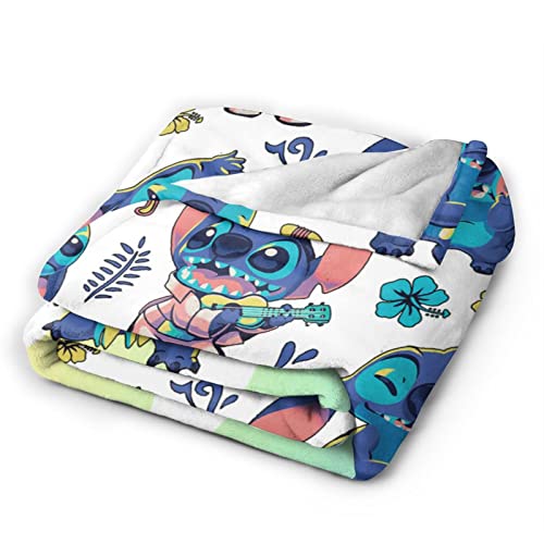 Ultra Soft Flannel Blanket Cartoon Throw Blanket for Sofa Bed Room,Suitable for All Seasons (50"x40")