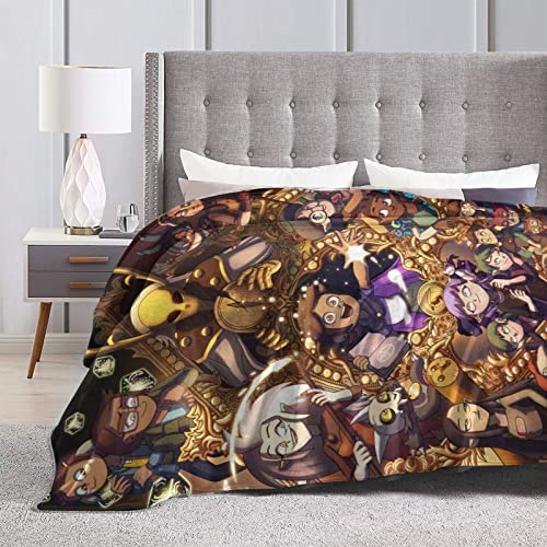 atgzfdr The Owl Anime House Blanket Throw Blankets Ultra Soft Flannel Lightweight Throws for Couch, Bed,All Seasons Use 80"x60"