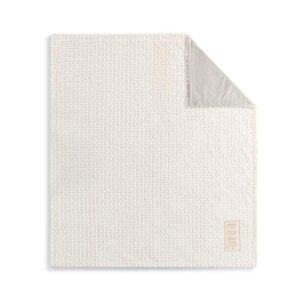 DEMDACO Nana and Me Neutral Cream 60 x 50 Polyester Fabric Cuddle Throw Blanket