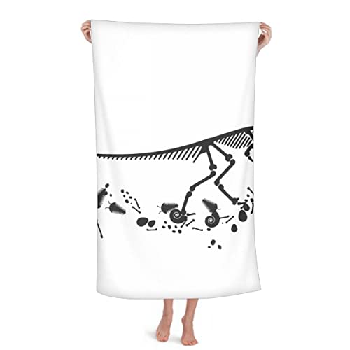 Huge Dinosaur Grass Bone Bones Throw Blanket Soft Warm Flannel