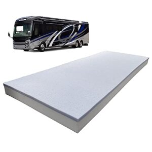 foamma 4" x 36" x 72" gel memory foam rv bunk mattress replacement, medium firm, pressure relieving, cooling premium comfort, usa made, no cover
