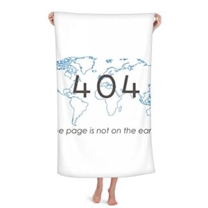 programmer 404 error page not on earth throw blanket soft warm flannel