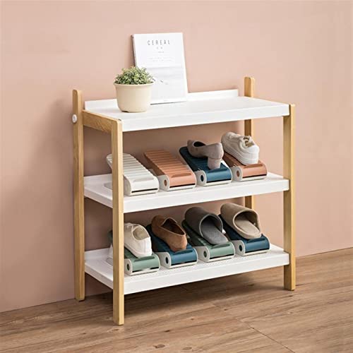 KNFUT Shoe Slots, 1 Pieces of Space-Saving Cupboard Closet Stand Shoe Storage Rack Durable Adjustable Shoe Storage Box Footwear Support (Color : 04)