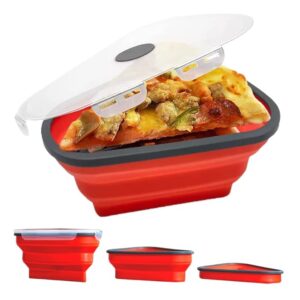 Pizza Storage Container with 5 Microwavable Serving Trays BeinCart