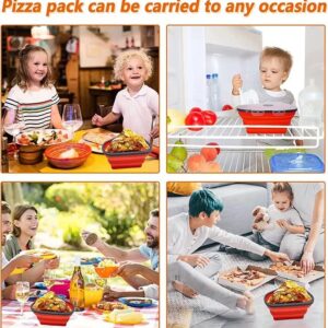 Pizza Storage Container with 5 Microwavable Serving Trays BeinCart