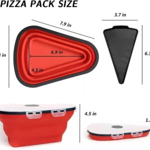 Pizza Storage Container with 5 Microwavable Serving Trays BeinCart