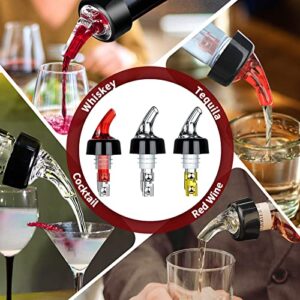 Measured Liquor Bottle Pourers 12Packs — 1oz/30ml Quick Shot Bottle spout Pourer Drinks, Wine Pourers Cocktail Dispenser Home Bar Tools