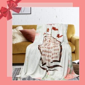 Gifts for Her Happy Birthday Gifts for Woman Romantic Anniversary I Love You Gifts for Wife Girlfriend Fiancee Mothers Day Christmas Valentines Day Present Ideas Super Soft Throw Blanket 60X50