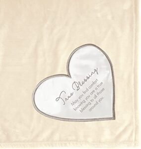 pavilion gift company blessing blanket, cream