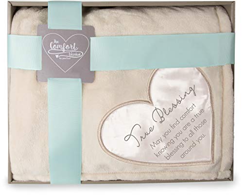 Pavilion Gift Company Blessing Blanket, Cream