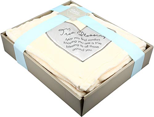 Pavilion Gift Company Blessing Blanket, Cream