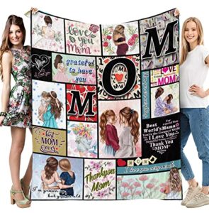 bavirwx anime blankets for mom custom personalized blankets throw blankets mothers gifts for mothers mom custom blankets gift