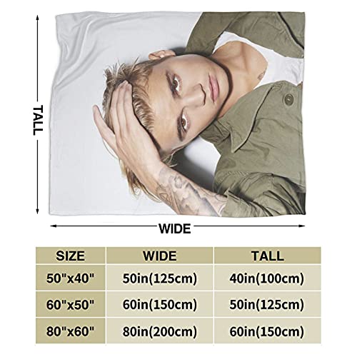LFJKNU Ultra-Soft Brot-Hers Micro Fleece Flannel Blanket Printed Soft Home Decor Warm Anti-Pilling Throw Blanket for Couch Bed Sofa 50" x40