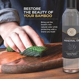 Bamboo Cheese Board and Food Grade Mineral Oil