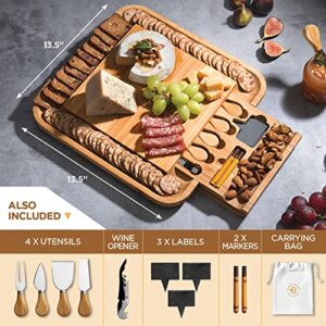 Bamboo Cheese Board and Food Grade Mineral Oil