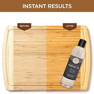 Bamboo Cheese Board and Food Grade Mineral Oil