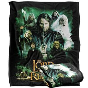 the lord of the rings blanket, 50"x60" hero group silky touch super soft throw blanket