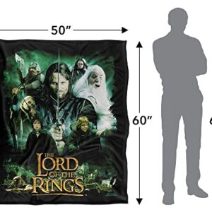 The Lord of The Rings Blanket, 50"x60" Hero Group Silky Touch Super Soft Throw Blanket