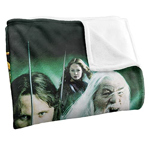 The Lord of The Rings Blanket, 50"x60" Hero Group Silky Touch Super Soft Throw Blanket