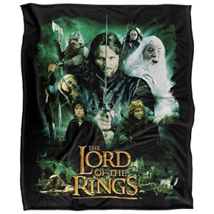 The Lord of The Rings Blanket, 50"x60" Hero Group Silky Touch Super Soft Throw Blanket