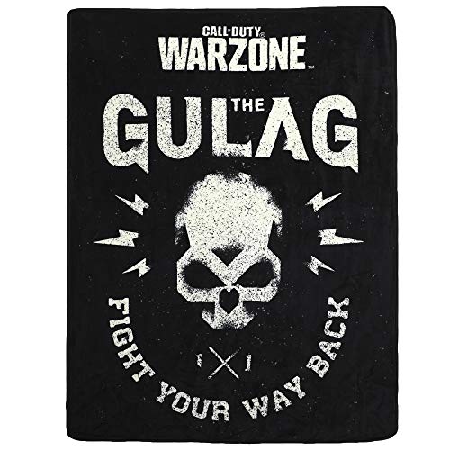 Bioworld Call of Duty: Warzone The Gulag Fleece Throw Blanket