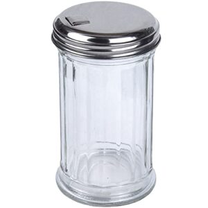 bnyd glass sugar shaker dispenser pourer, 5.5 inch