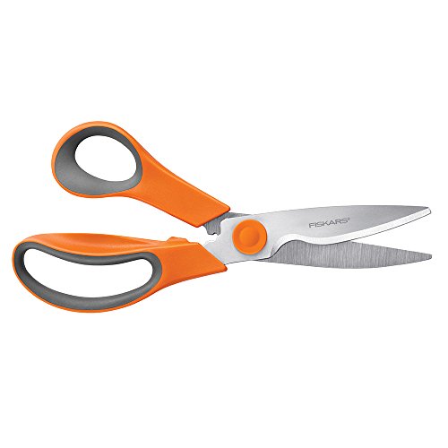 Fiskars All-purpose Kitchen Shears (8 Inch), 510041-1001,Orange