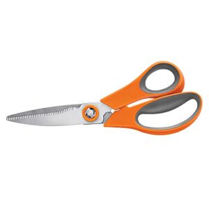 Fiskars All-purpose Kitchen Shears (8 Inch), 510041-1001,Orange