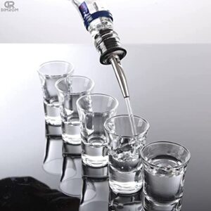 Stainless Steel Bar Liquor Pour Spout - 12Pcs Pour Spouts for Liquor Bottles Oil Topper Pourer Syrup Pourer Bottle Pouring Spout Steel Bottle Pourer - Tapered Dispensing Tips Bartender Accessories