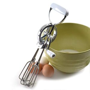 Norpro Egg Beater Classic Hand Crank Style 18/10 Stainless Steel Mixer 12 Inches