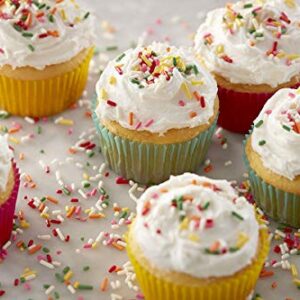 Gifbera Colored Mini Cupcake Liners Vibrant Muffin Baking Cups 400-Count