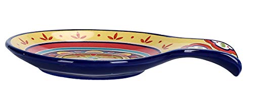 Bico Tunisian Ceramic Spoon Rest, House Warming Gift, Dishwasher Safe