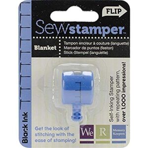 we r memory keepers blanket sew stamper for scrapbooking