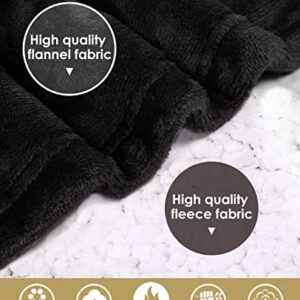 Blanket Hoodie Oversize Huge Hooded Blanket Sweatshirt with Deep Pockets and Elastic Sleeves, Women's Men's Fleece Lamb Fleece Soft Warm Comfortable Blanket Jacket Sweater Gift Adult Youth One Size