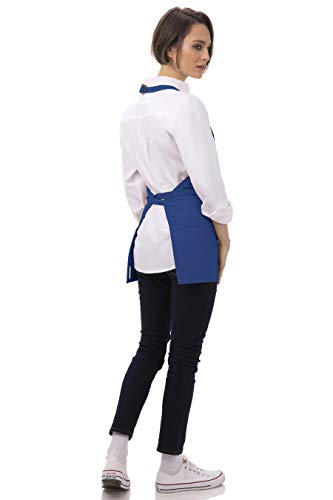 Chef Works Three Pocket Apron, Royal, One Size