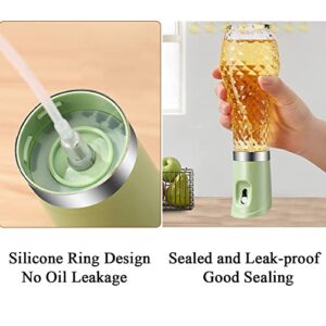 Olive Oil Sprayer for Cooking Oil Mister Spray Bottle for Air Fryer Cooking Oil Spritzer Kitchen Gadgets for Salad,Barbecue,Baking,Grill 260ml (Green)