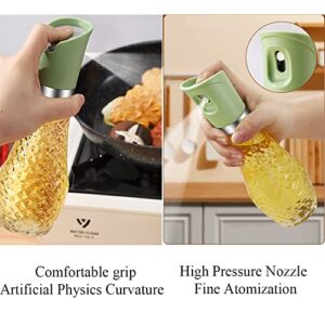 Olive Oil Sprayer for Cooking Oil Mister Spray Bottle for Air Fryer Cooking Oil Spritzer Kitchen Gadgets for Salad,Barbecue,Baking,Grill 260ml (Green)