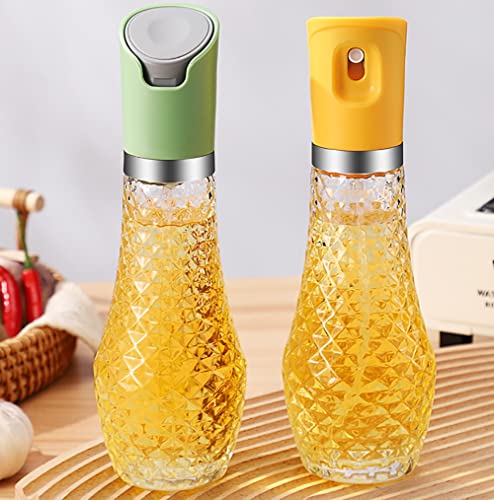 Olive Oil Sprayer for Cooking Oil Mister Spray Bottle for Air Fryer Cooking Oil Spritzer Kitchen Gadgets for Salad,Barbecue,Baking,Grill 260ml (Green)