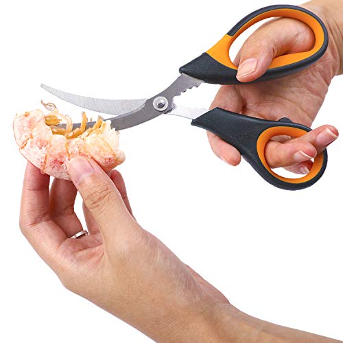 Artcome 21 Pcs Seafood Tools Set Nut Cracker Set includes 6 Crab Crackers, 6 Forks, 6 Lobster Shellers, 1 Lobster Crab Mallets, 1 Seafood Scissors and Storage Bag