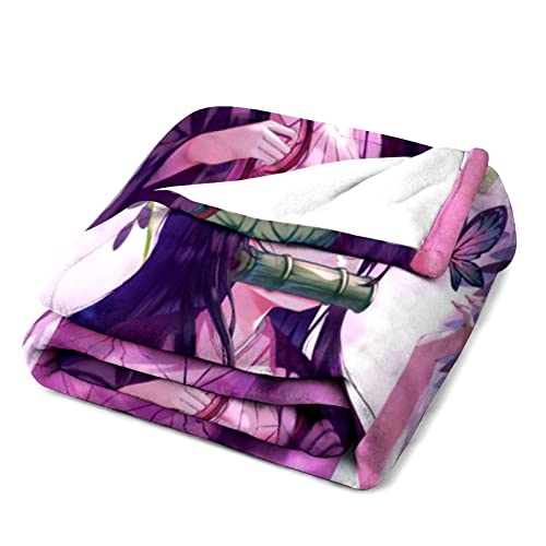 Anime Blanket Merch Ultra Soft Flannel Throw Blanket Warm Cozy Blanket Gifts for Kids Adults 60"X50"