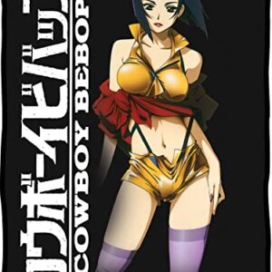 Cowboy Bebop Faye Valentine Standing Anime Fleece Throw Soft Lightweight Blanket 45x60 Multicolored BOCFB-BOP-FYLG