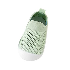 lykmera infant toddler shoes hollow out breathable socks shoes sole non slip wear out toddler floor shoes walking shoes (green, 11)