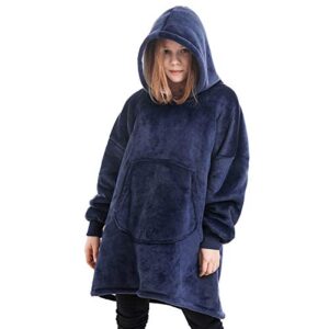 tolafio blanket sweatshirt,oversized hoodie wearable blanket,soft warm comfortable giant front pocket for adults men women teens friends